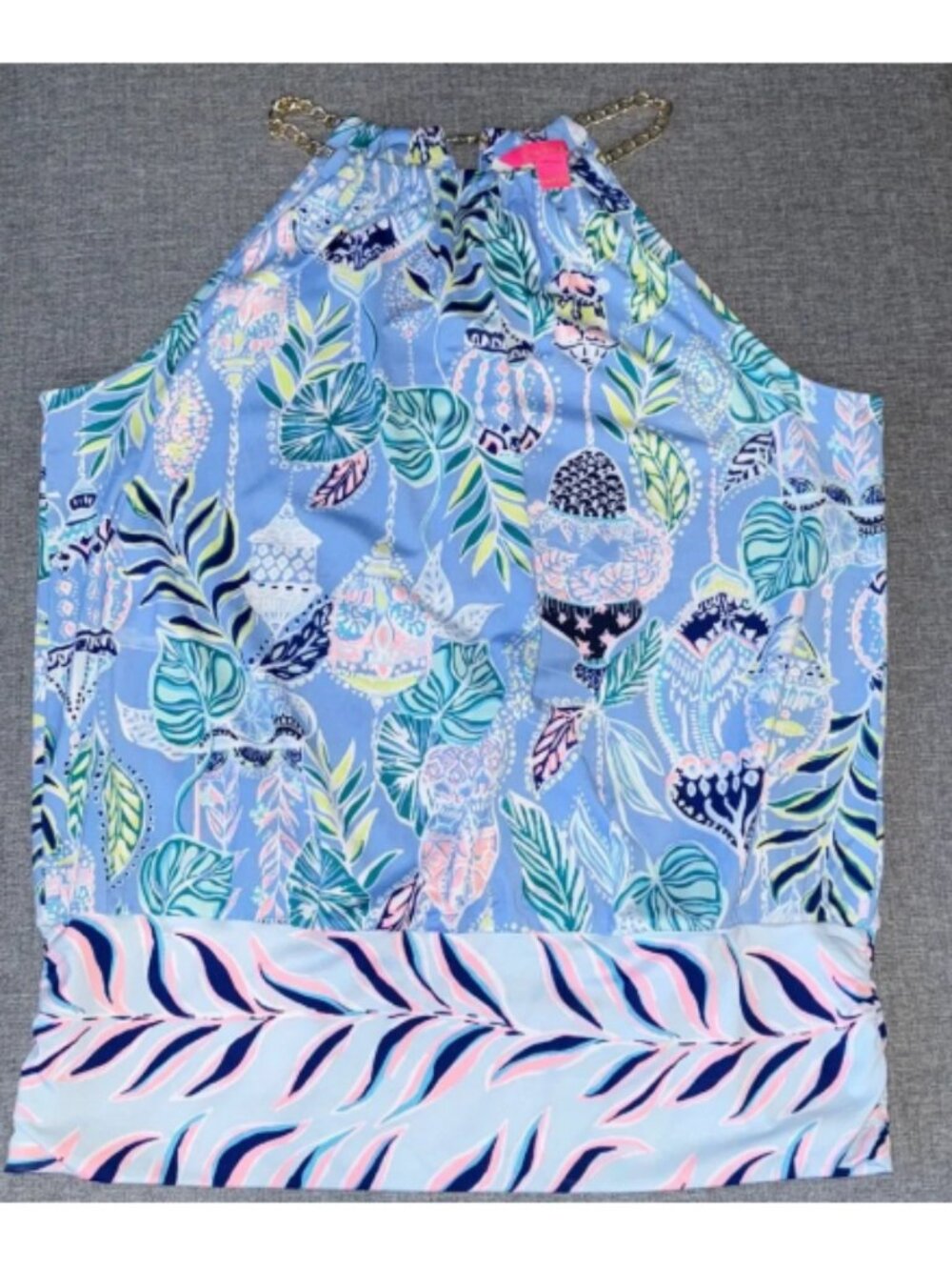 Lilly Pulitzer Bowen halter top- Size L